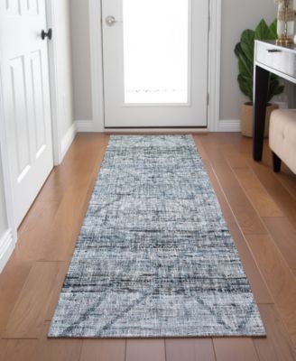 Portico Washable PO1 2'3"x7'6" Runner Area Rug