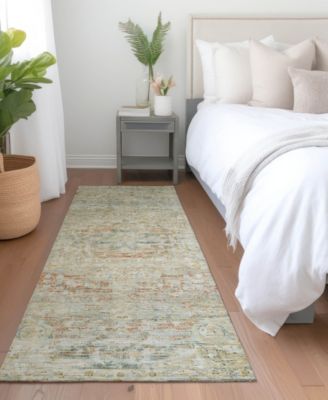 Tabrook Washable TB1 2'3"x7'6" Runner Area Rug