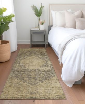 Tabrook Washable TB13 2'3"x7'6" Runner Area Rug