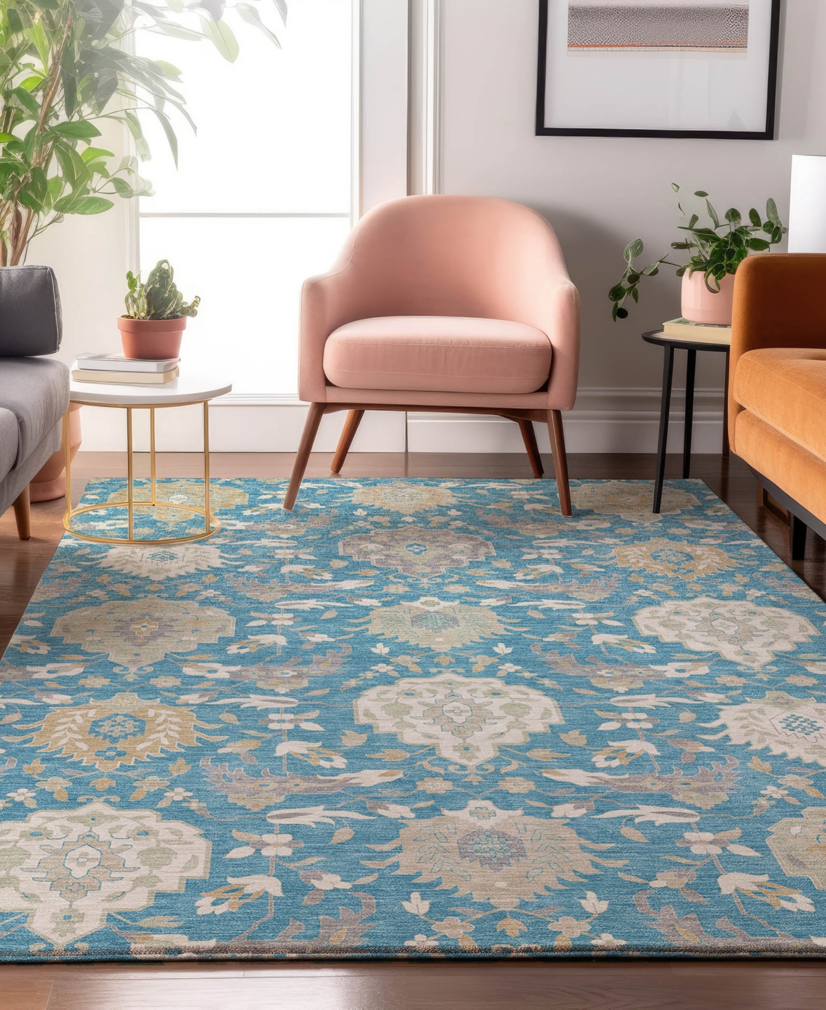 Dalyn Tabrook Tb4 2'6"x3'10" Area Rug In Blue
