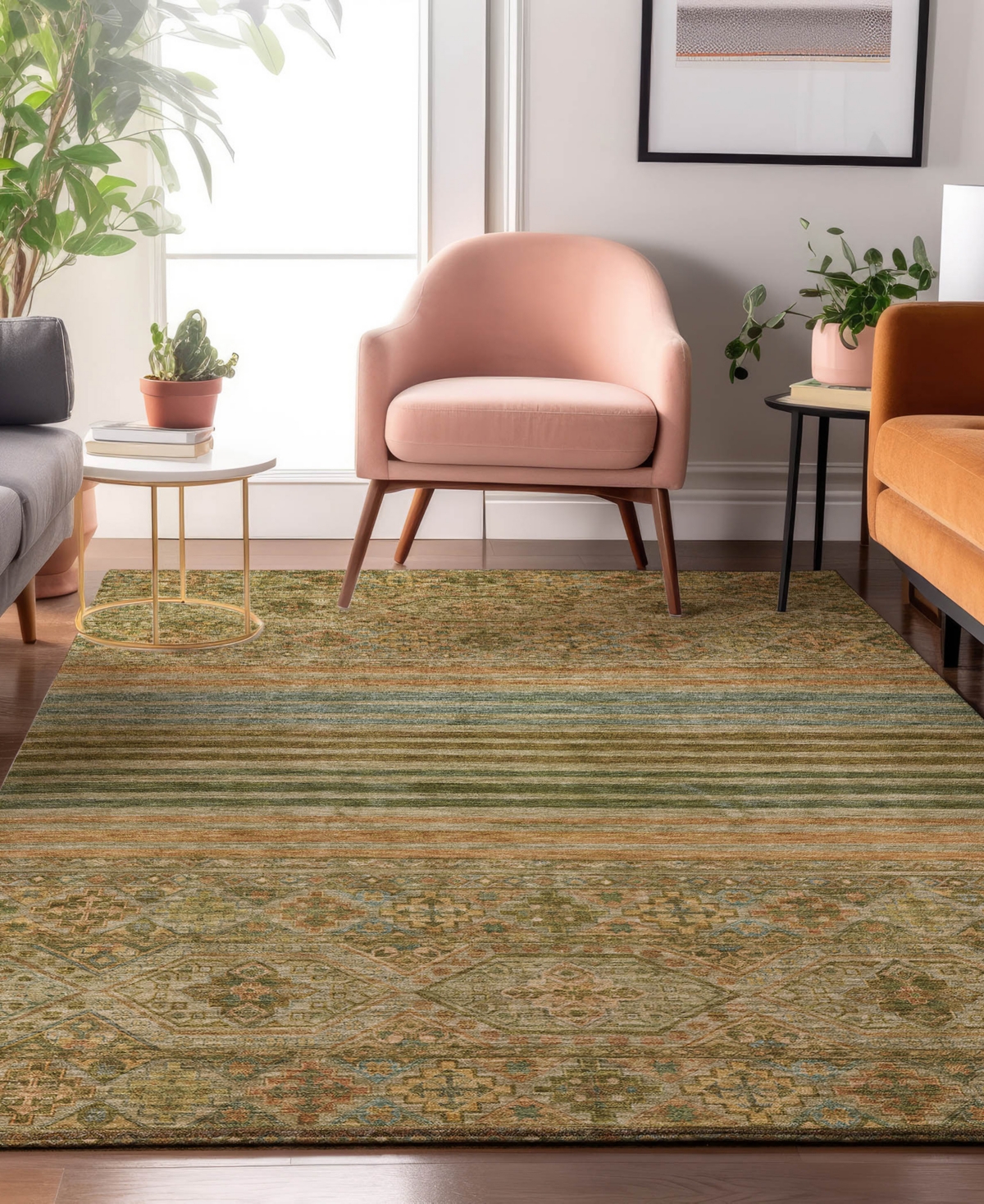 Dalyn Tabrook Tb7 2'6"x3'10" Area Rug In Green