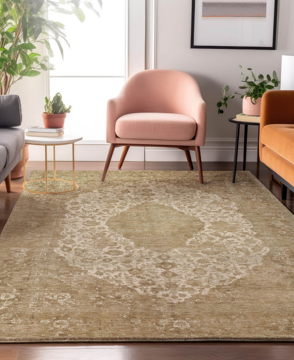 Dalyn Tabrook Tb13 2'6"x3'10" Area Rug In Sand