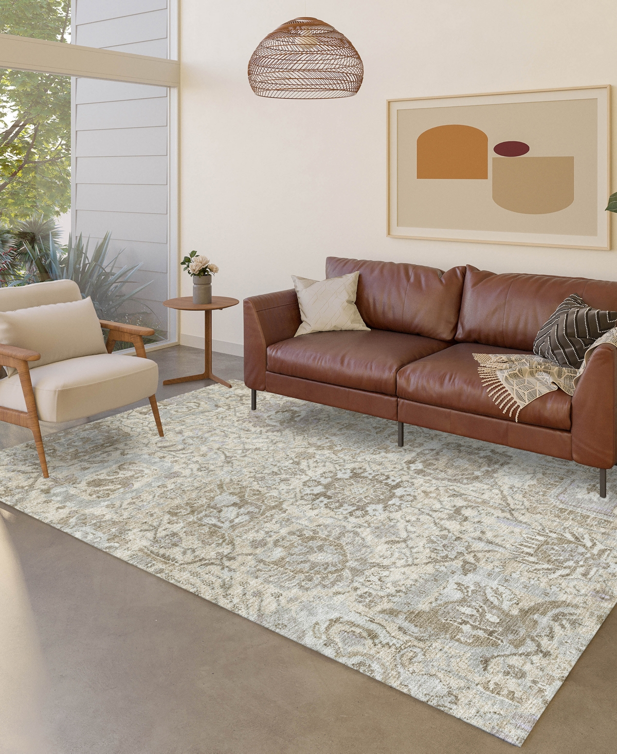 Dalyn Tabrook Tb15 2'6"x3'10" Area Rug In Neutral