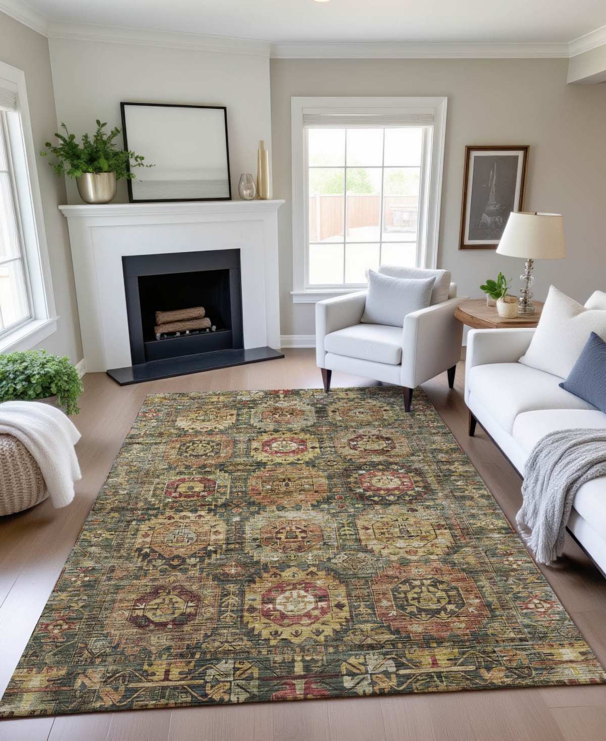 Dalyn Silk Road Sr11 10'x14' Area Rug In Multi