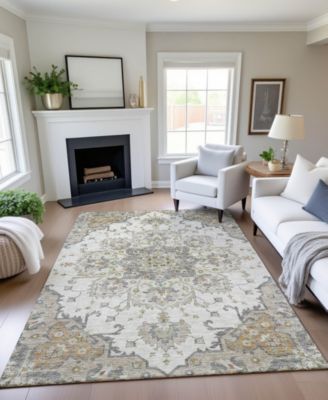Silk Road Washable SR6 6'6"x9'6" Area Rug