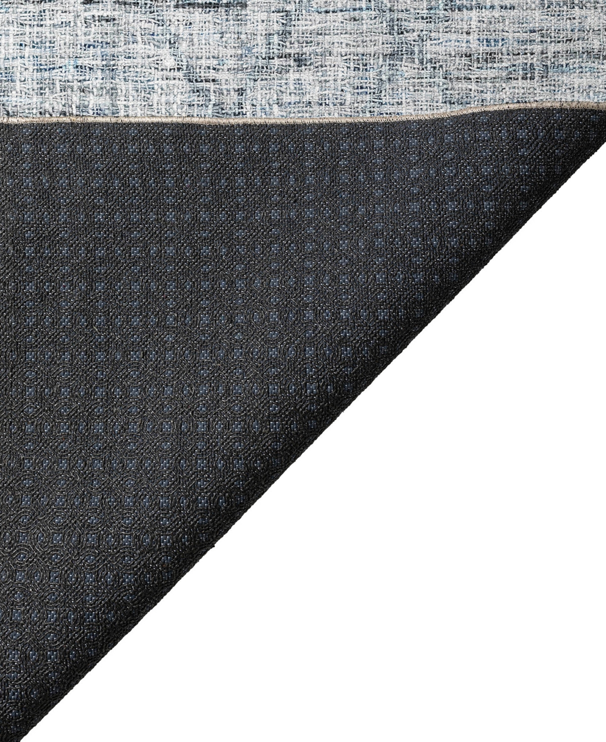 Dalyn Portico Po1 8'x8' Round Area Rug In Gray