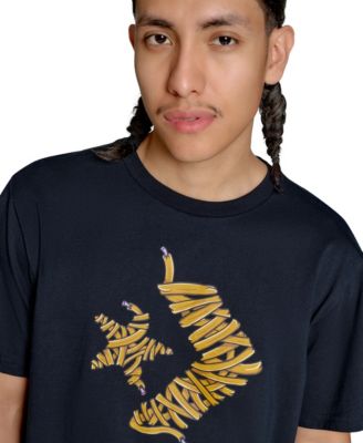 Men's Shoelace Graphic Print T-Shirt