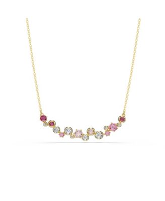 Constella Gold Tone Plated Earrings and Necklace Set