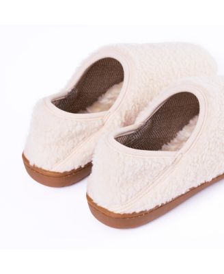 Women's Packaway Fabric Slipper Collabsible Heel