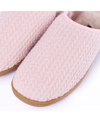 Women's Packaway Fabric Slipper Collabsible Heel