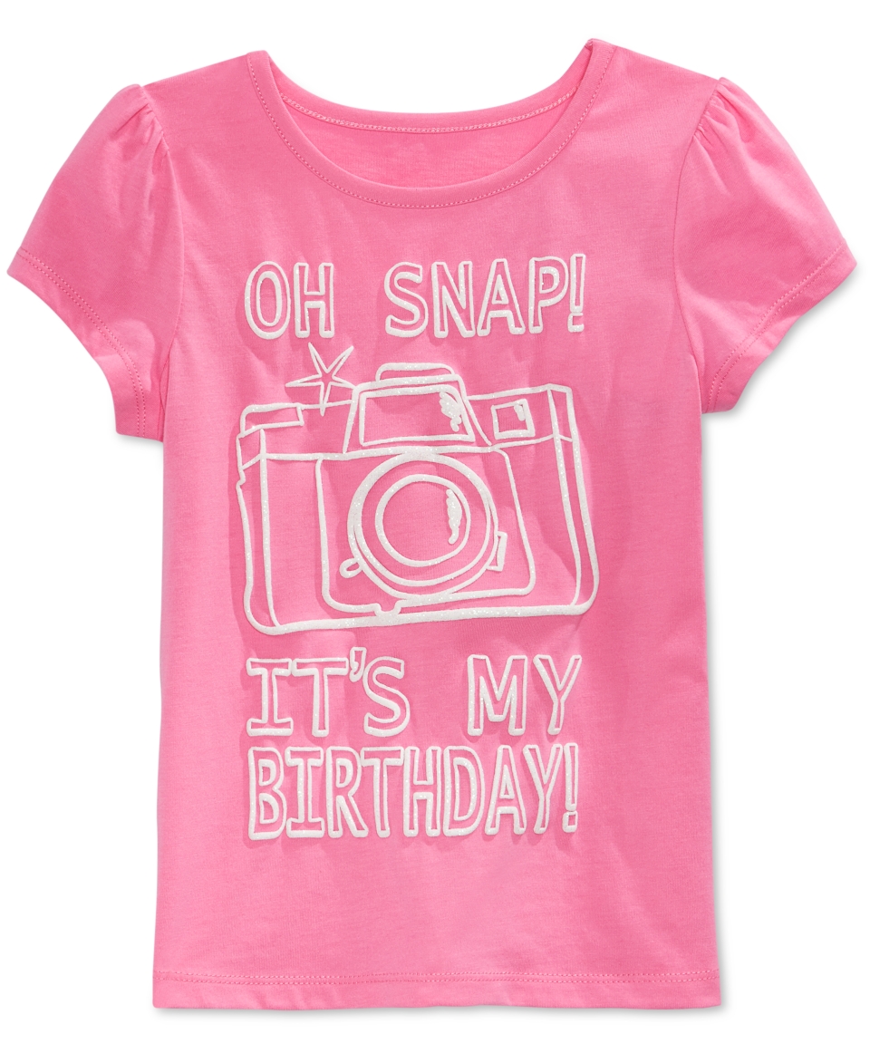 Epic Threads Little Girls Oh Snap Birthday T Shirt, Only at