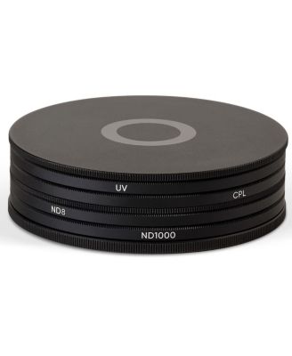 77mm Essentials Filters Kit Plus+ with UV, CPL, ND8 and ND1000 Filters