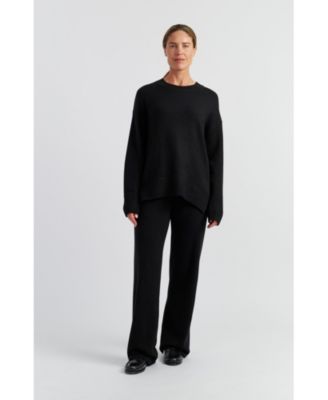Women's Pure Cashmere Crew Neck Sweater