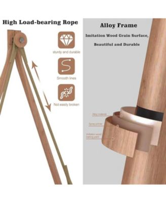 570 lb Capacity Hammock Swing Chair with Stand for Indoor and Outdoor Use