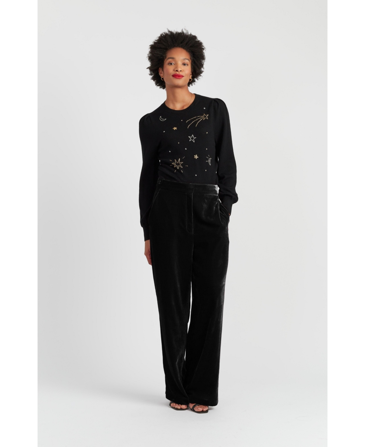 Chinti & Parker Women's Laura Whitmore Velvet Trousers