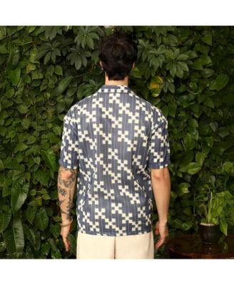 Men's Dice Mesh Oversized Shirt