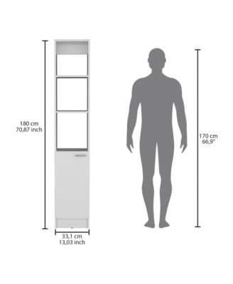 Parks Linen Cabinet White MDF