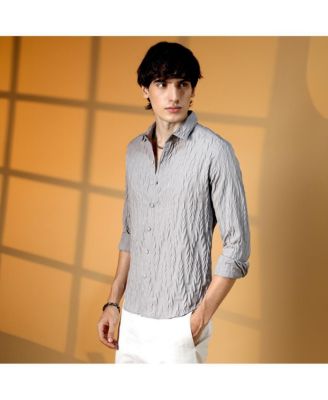 Men's Grain-Textured Shirt