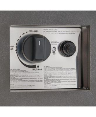 39 Inch Square Iron Propane Fire Pit with 50000 BTU Burner