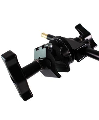 40" Stainless Steel Chrome/Black Grip Arm with Gobo Clamps