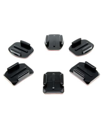 Curved + Flat Adhesive Mounts for HERO and MAX Cameras, Set of 3