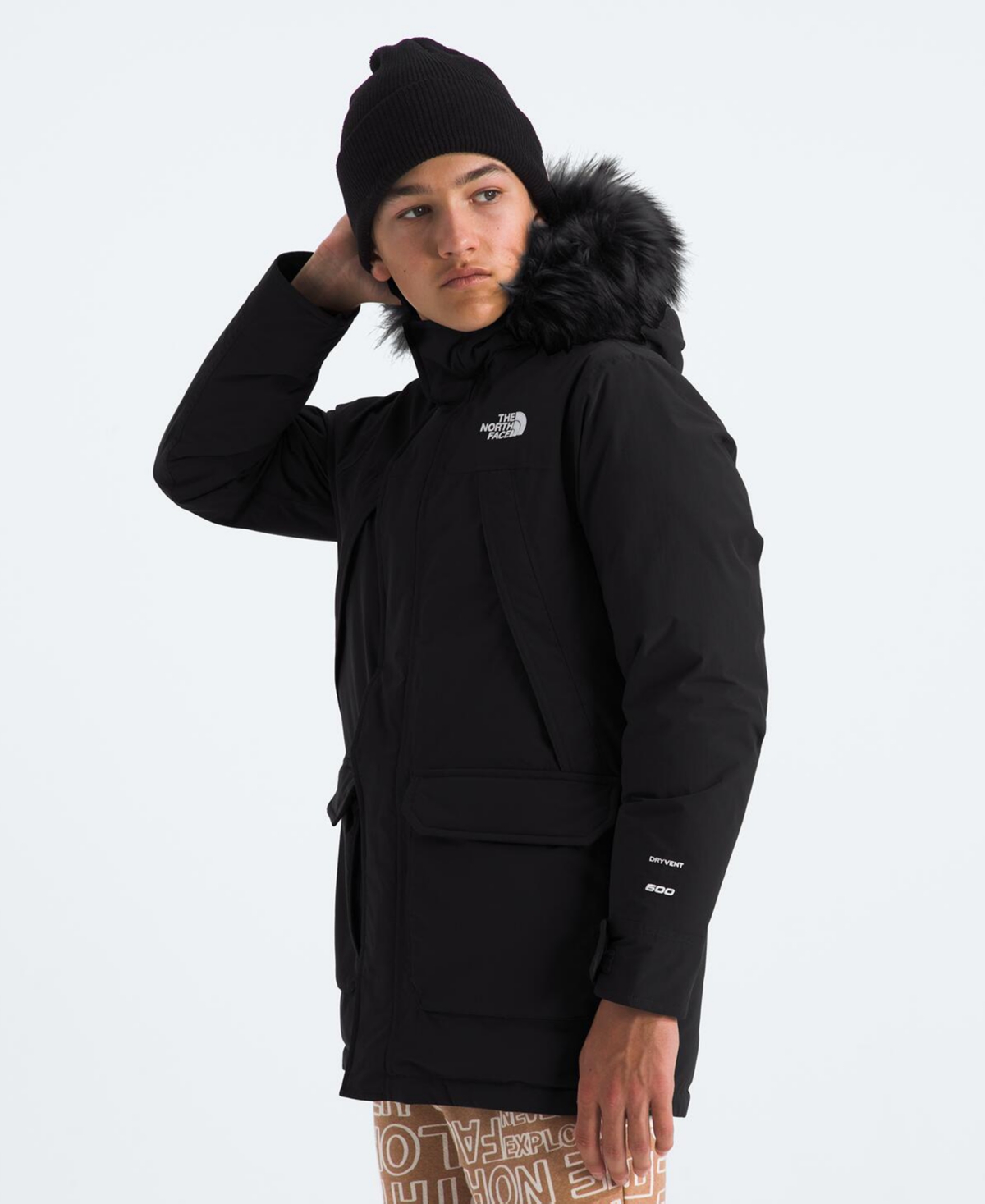 The North Face Big Kids Mcmurdo Hooded Jacket In Black