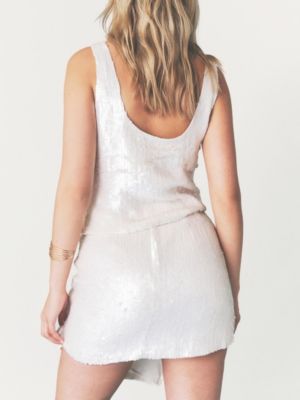 Women's Alice Embellished Sequin Scoop Neck Top