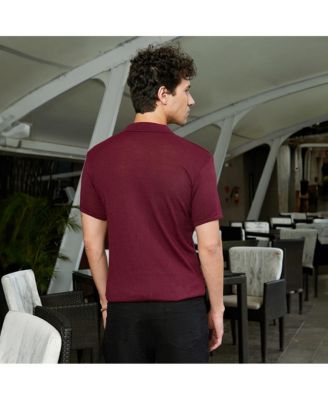 Men's Argyle-Knit Slim-Fit Shirt