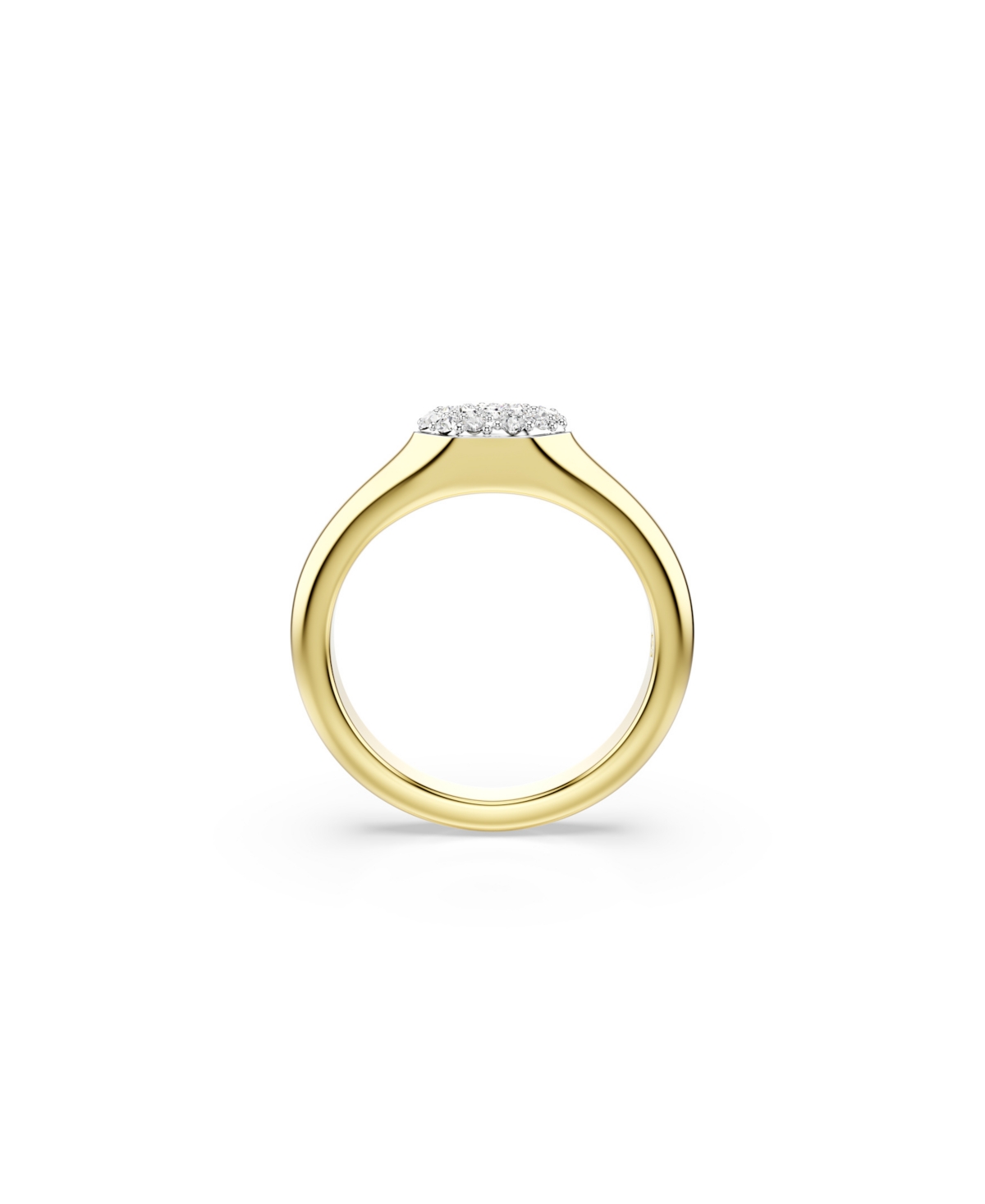 Swarovski Dextera Gold-tone Plated Ring In Gold