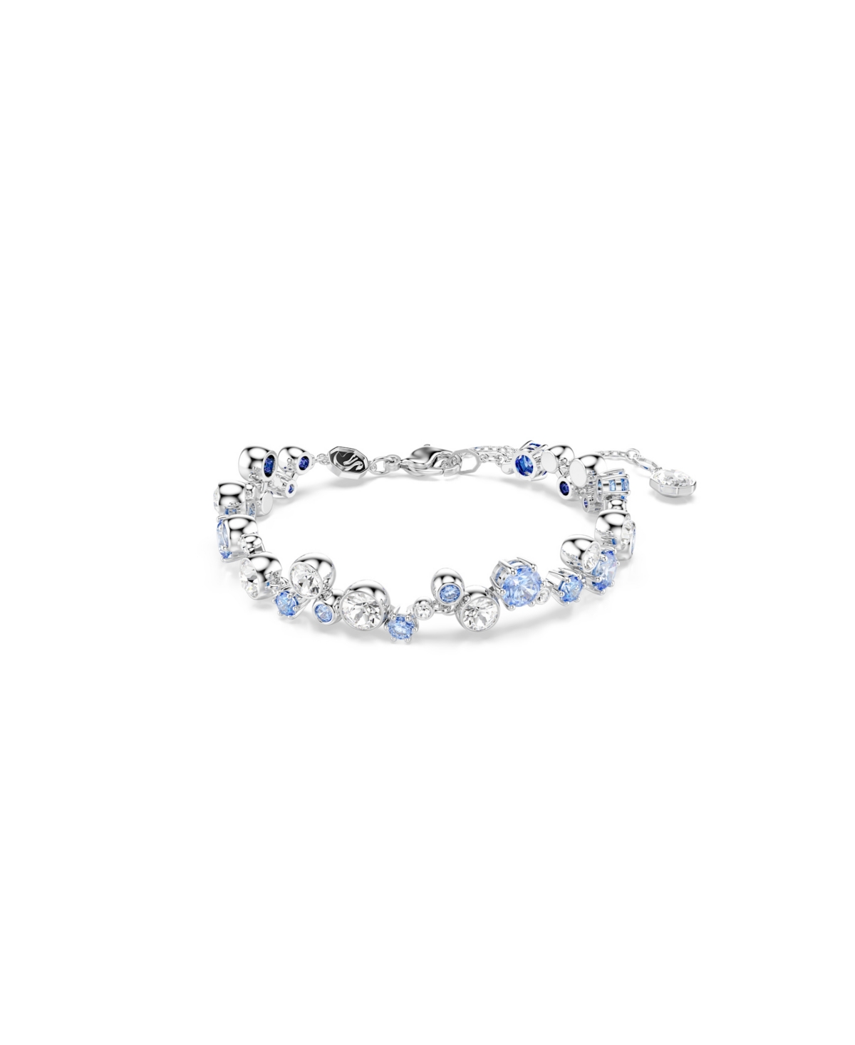 Swarovski Swaroski Constella Rhodium Plated Bracelet In Blue