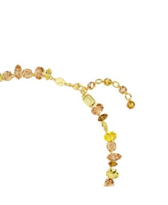 Gema Gold-Tone Plated Tennis Necklace