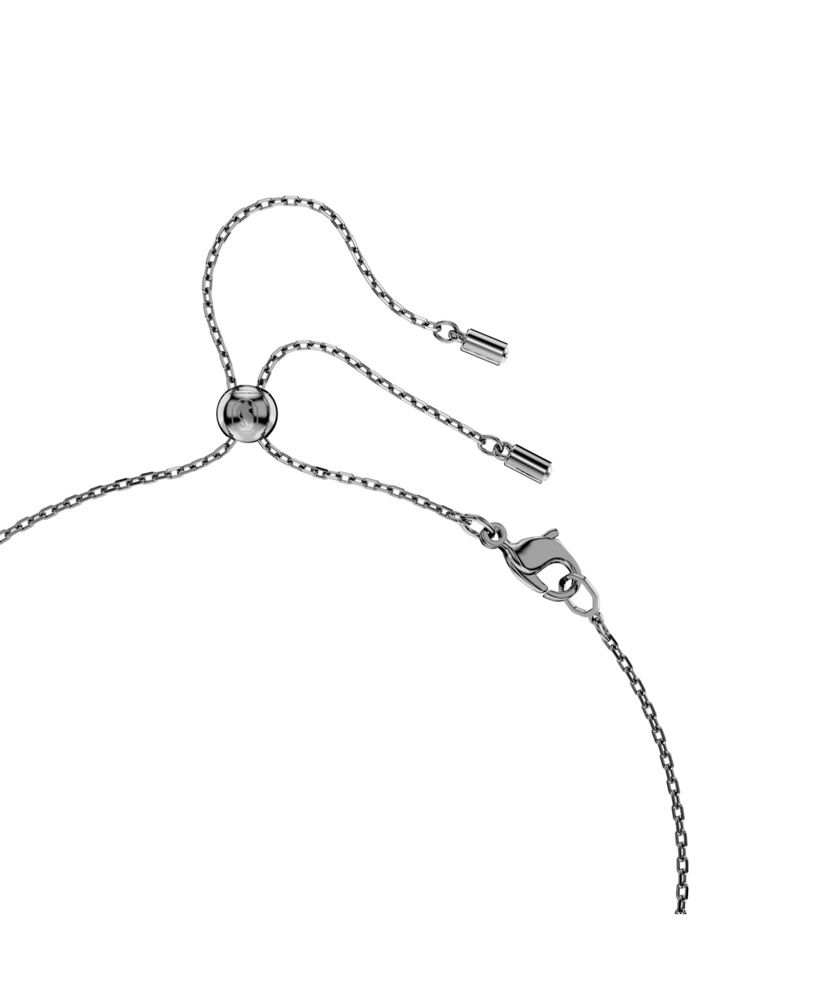 Swarovski Mesmera Gold-tone Plated Pendant Necklace In Gray