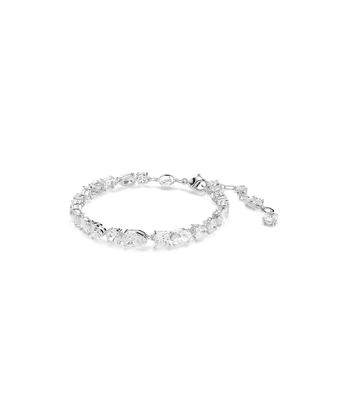 Swarovski Swaroski Mesmera Rhodium Plated Bracelet In Metallic