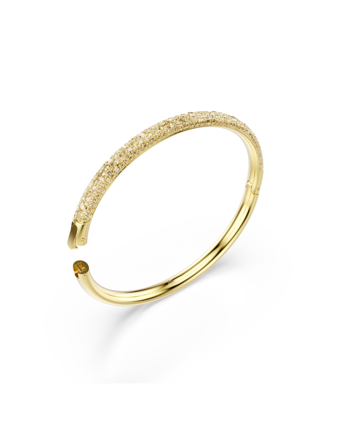Swarovski Swaroski Sublima Gold-tone Plated Bangle In Yellow
