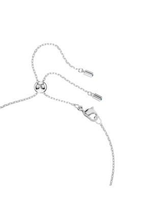 Mesmera Rhodium Plated Pendant Necklace