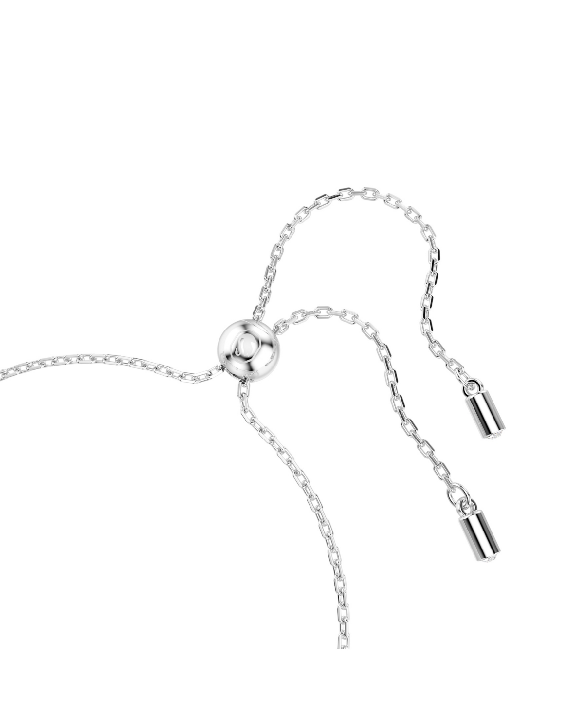 Swarovski Una Crystal Rondelle Angelic Chain Bracelet In Silver