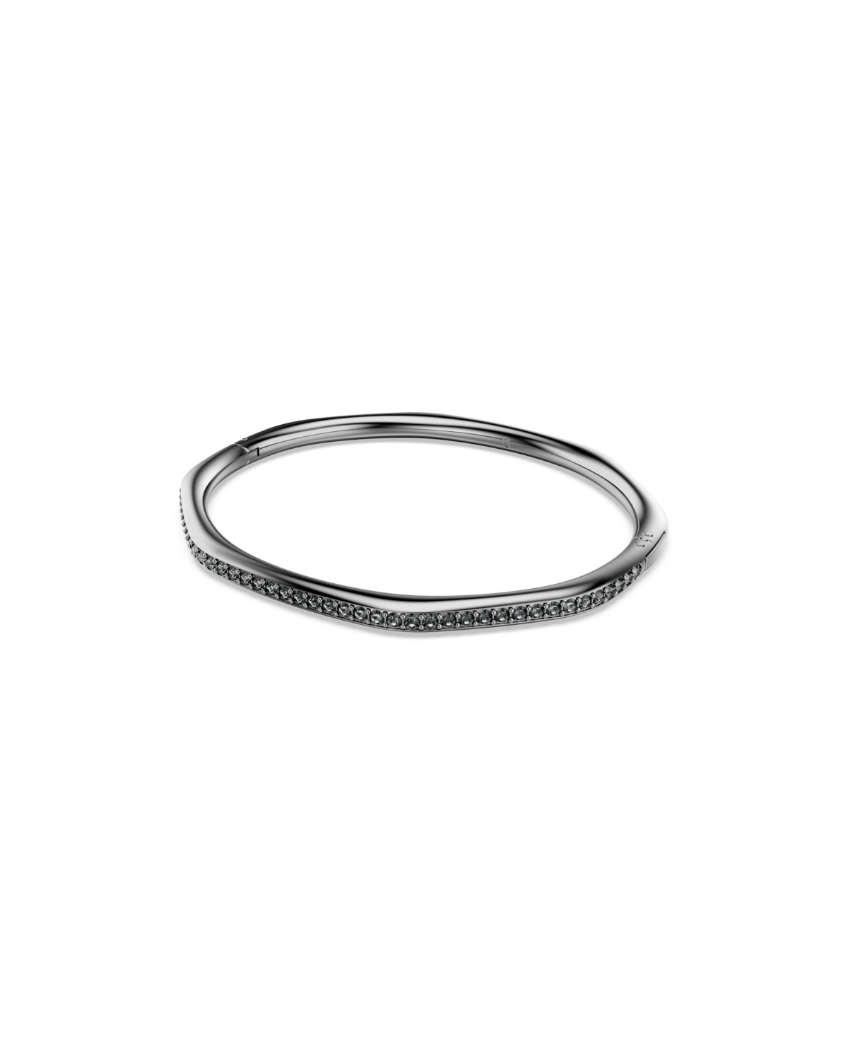 Swaroski Dextera Ruthenium Plated Bangle