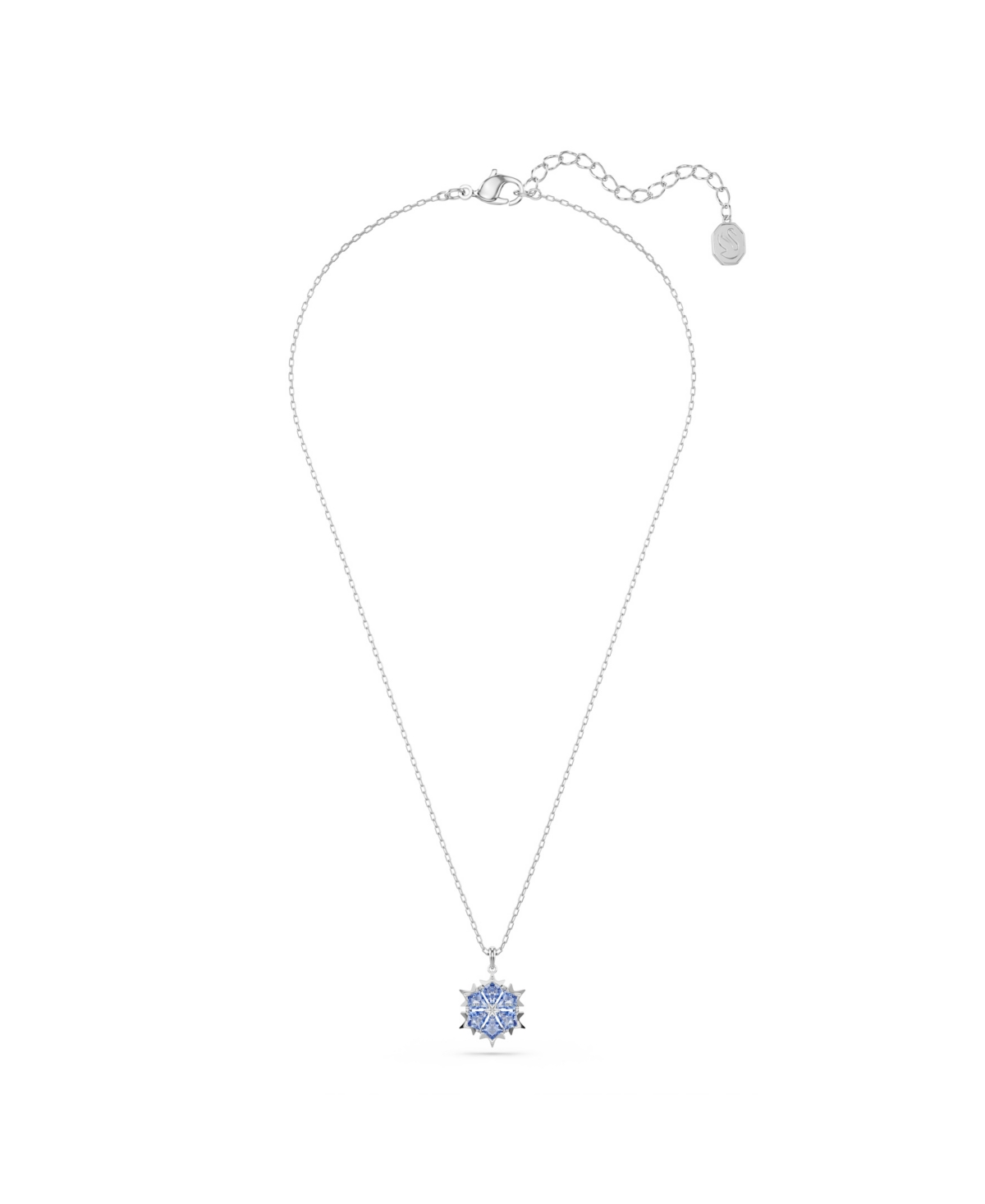 Swarovski Magic Rhodium Plated Pendant Necklace In Metallic