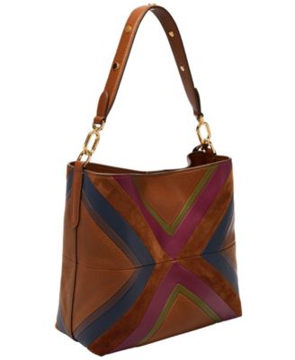 Jessie Patchwork Bucket Shoulder Bag