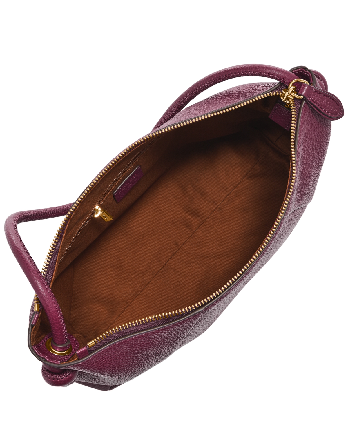 Fossil Willa Leather Medium Shoulder Bag In Red