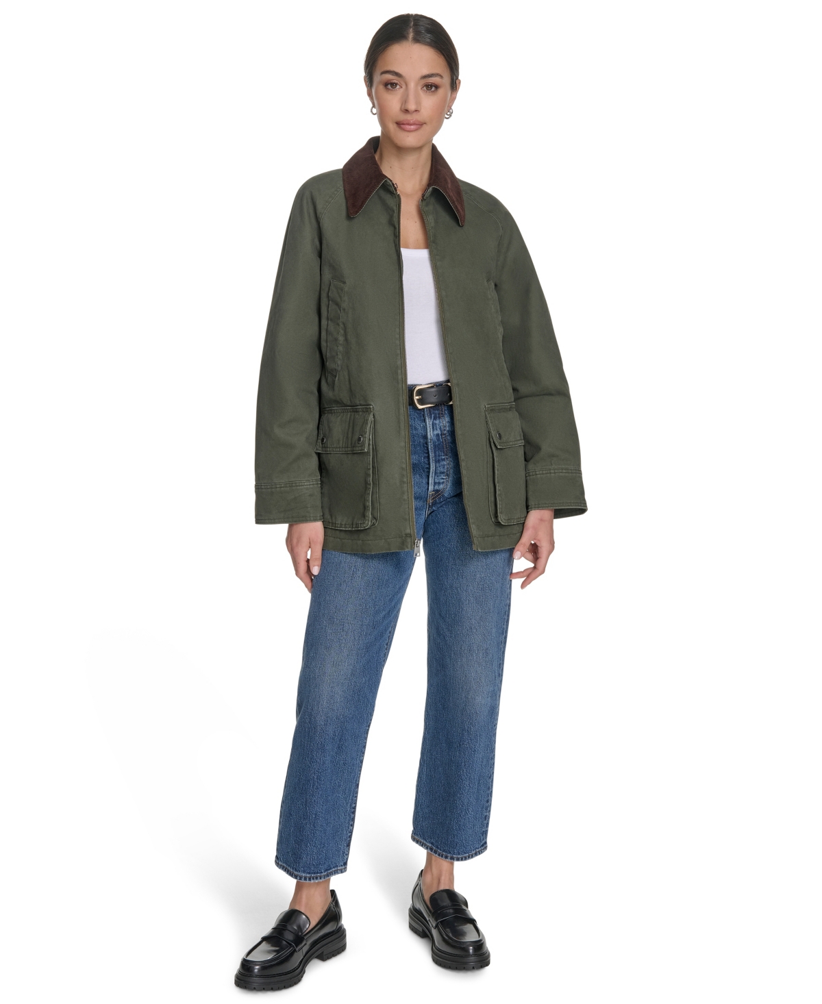 Levi's Four Pocket Barn Jacket In Green