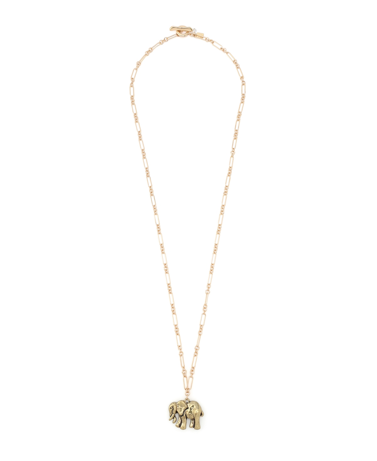 Robert Lee Morris Soho Gold Heirloom Charms Elephant Pendant Necklace