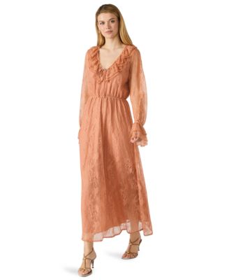 Women's Rosabella Ruffle Collar Midi Dress