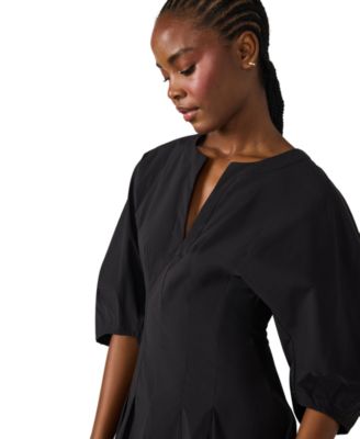 BB Dakota by Women's Split Neck Mini Dress