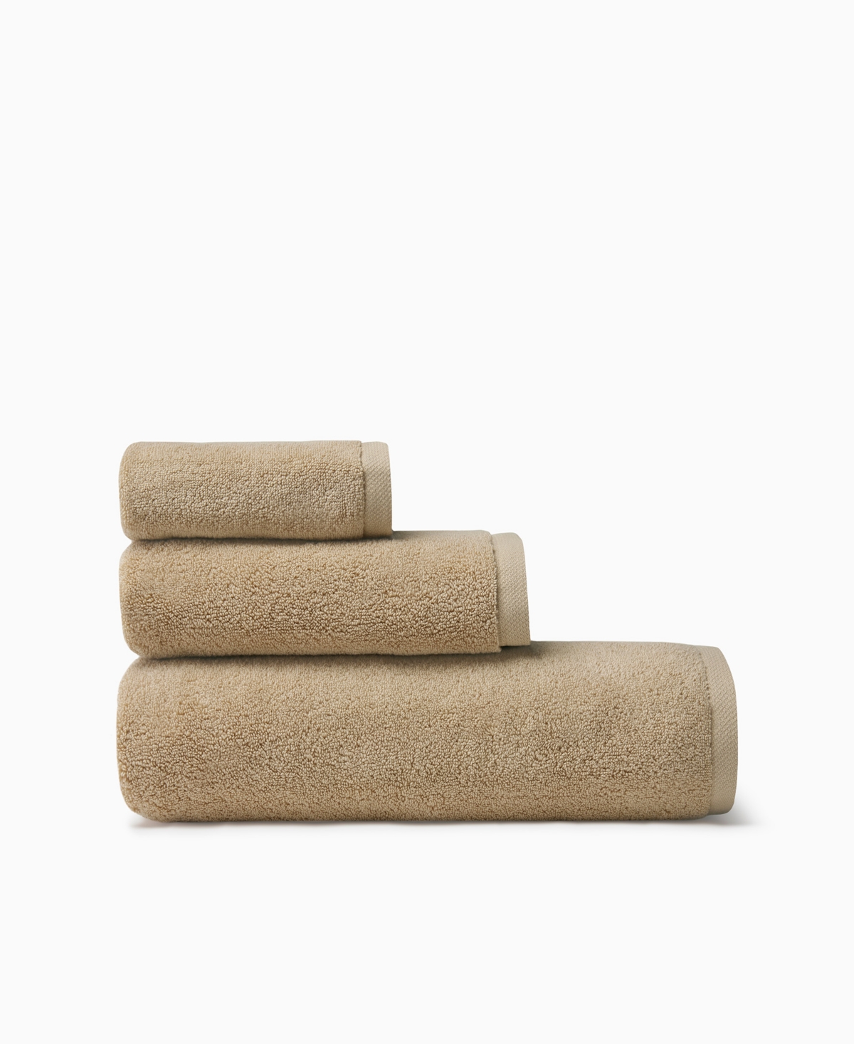 Sferra Cielo Cotton Hand Towel, 20" X 30" In Brown