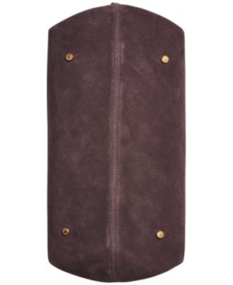 Georgette Suede Medium Bucket Bag