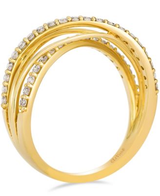 Nude Diamond Ring (0.53 ct. t.w.) in 14K Honey Gold