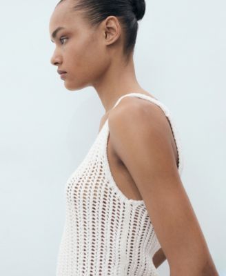 Women's Straps Crochet Top