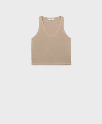 Women's V-Neck Knit Top