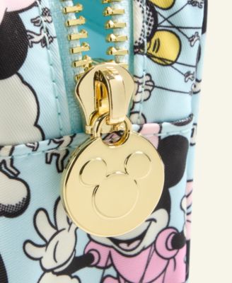 Disney | Macy's Mickey Mouse & Minnie Mouse Parade Balloon Mini Zippered Pouch, Macy's Exclusive